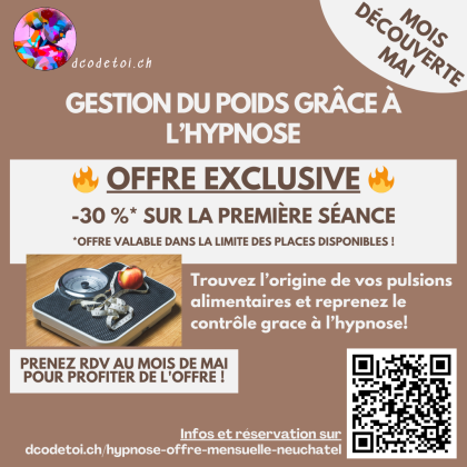 Gestion du poids - OFFRE DU MOIS MAI